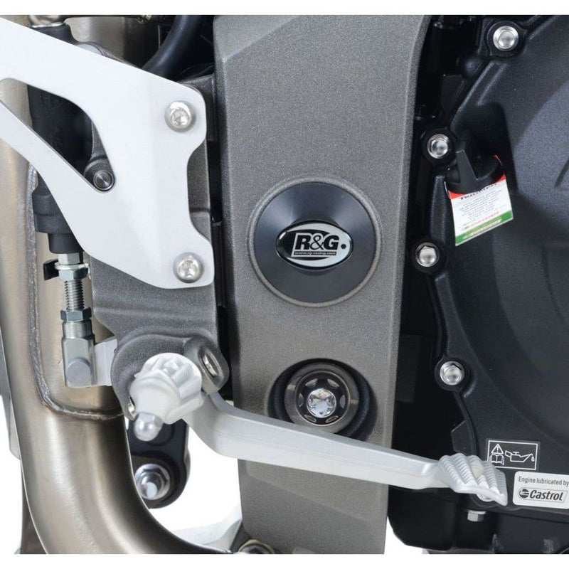 Load image into Gallery viewer, R&amp;G Racing Black Frame Plug For 2011-2012 Triumph Speed Triple
