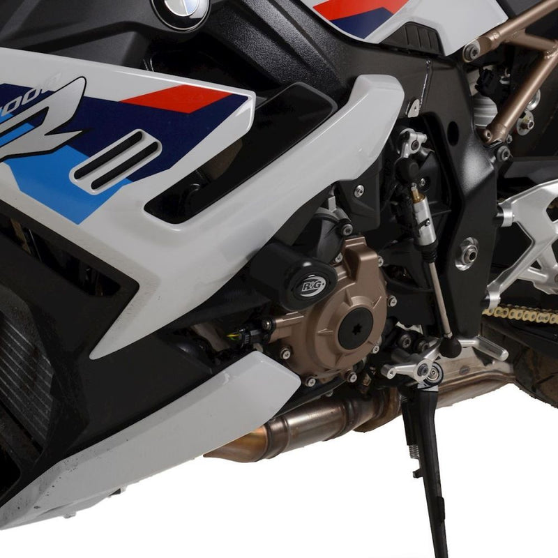 Load image into Gallery viewer, R&amp;G Racing Black Aero Style Crash Protectors For 2021-2024 BMW S1000R CP0537BL
