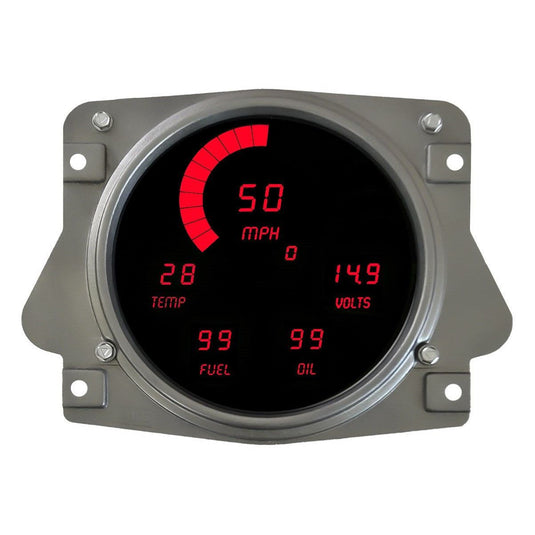 Intellitronix Red OEM Replacement Digital LED Gauge Panel For Ford Bronco 1966-1977