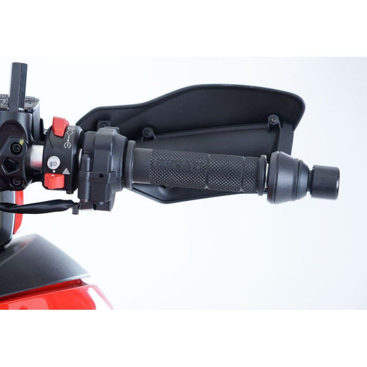 R&G Racing Black Bar End Sliders For 2022-2024 Ducati DesertX