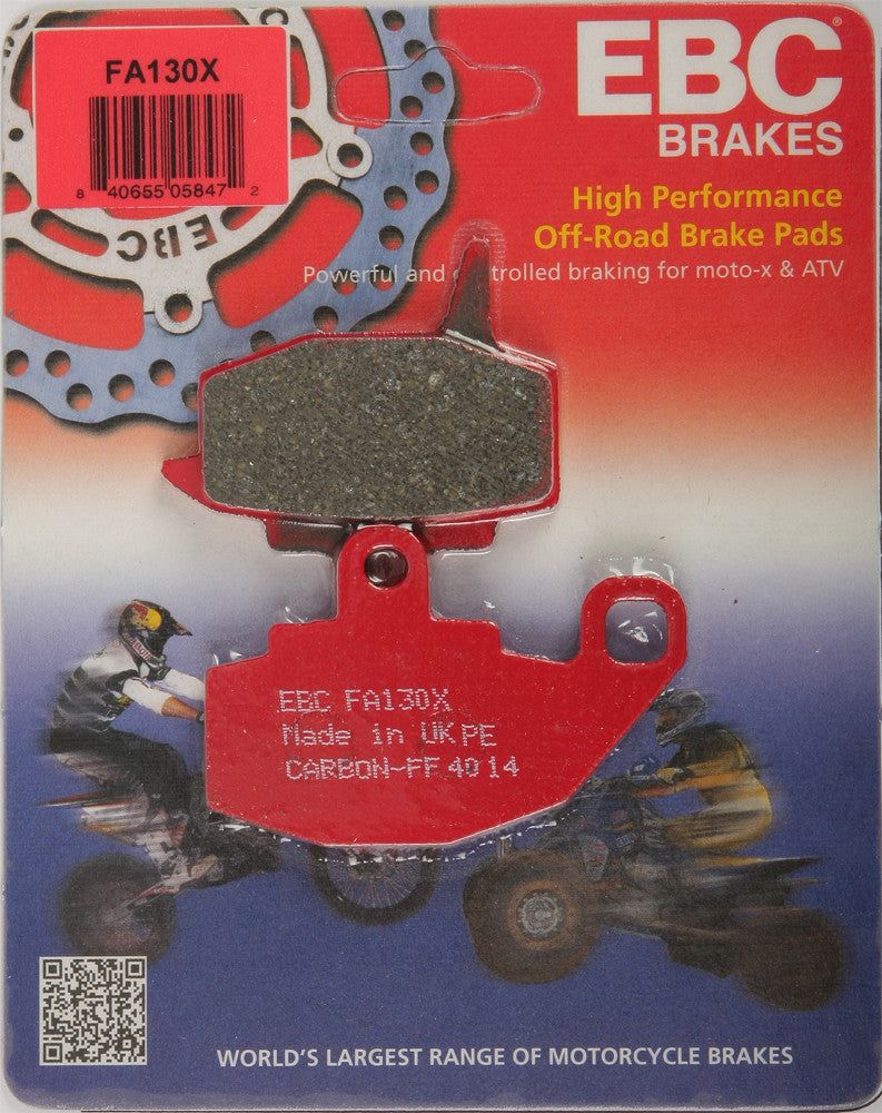 Load image into Gallery viewer, EBC 1 Pair Performance X-Series Carbon Brake Pads MPN FA130X
