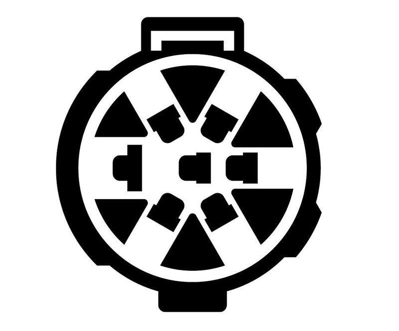 Load image into Gallery viewer, Replacement OEM 7-Way RV Blade Style Socket (Plugs into USCAR socket)
