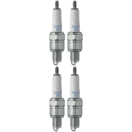 Set 4 NGK Standard Spark Plugs for Suzuki DR-Z70 2009-2008 Engine 70cc