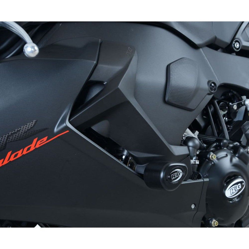 Load image into Gallery viewer, R&amp;G Racing Black Aero Style Crash Protection Bobbins For 2017-2019 Honda CBR1000RR SP
