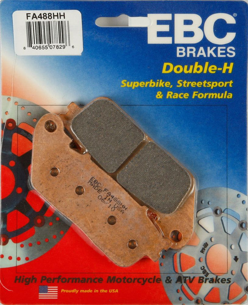 Load image into Gallery viewer, EBC 1 Pair Sintered HH Race Formula Brake Pads MPN FA488HH
