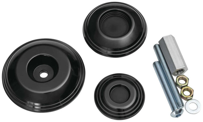 Load image into Gallery viewer, Kuryakyn Lodestar Black Rear Axle Sliders 3805
