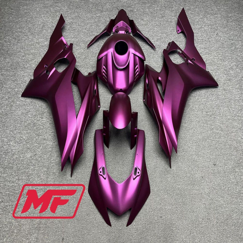 Load image into Gallery viewer, Monster Fairings Full Kit Yamaha YZF R6 17-22 Matte Purple + Windshield + Gas Tank Cover
