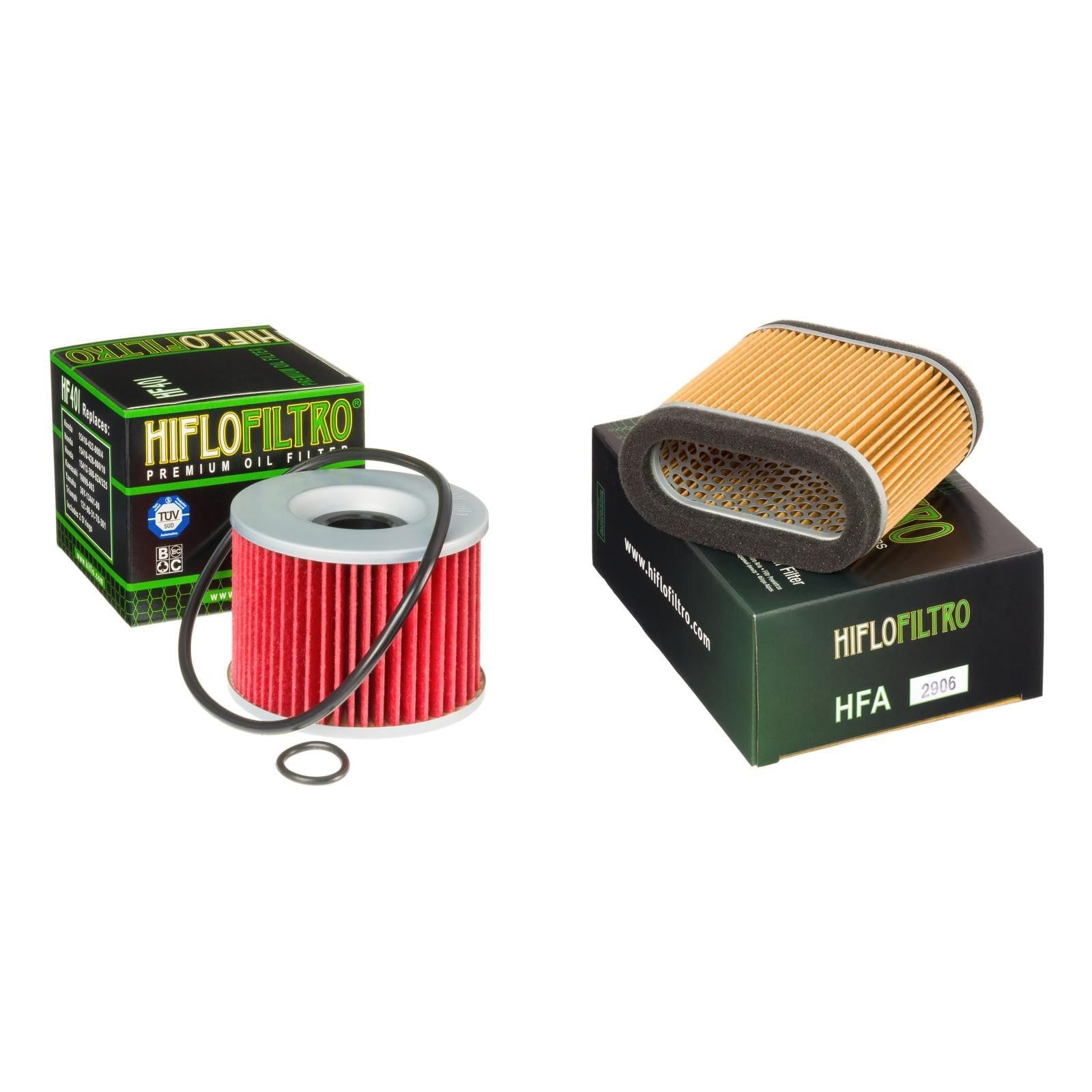 HIFLO FILTRO Oil and Air Filter Kit for KAWASAKI ZN1100 B1,B1L,B2,LTD 84-85