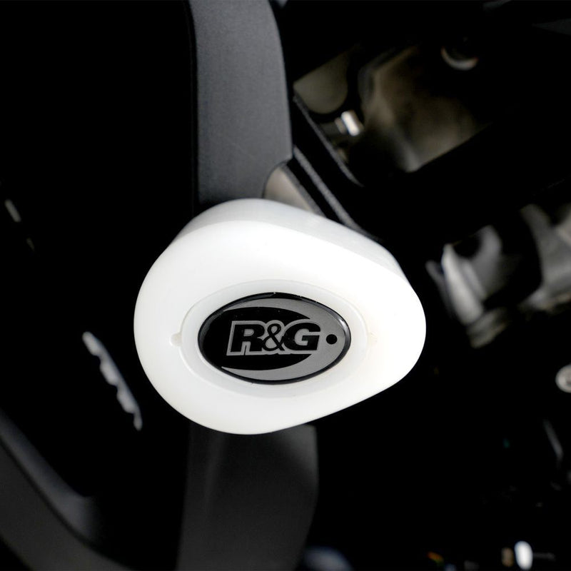 Load image into Gallery viewer, R&amp;G Racing Black Aero Style Crash Protection Bobbins For 2024 BMW M 1000 XR
