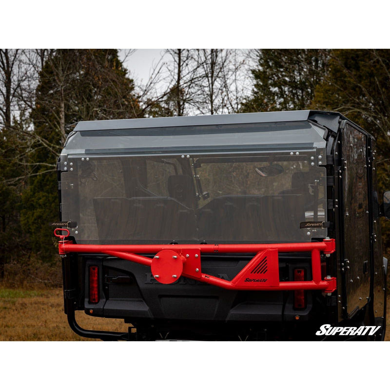 Load image into Gallery viewer, SuperATV Honda Pioneer 1000-5 Rear Flip Windshield RWS-H-PIO1K5-76
