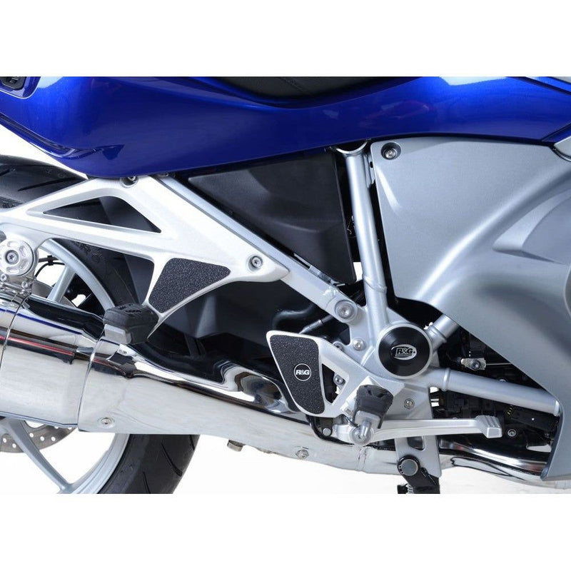 Load image into Gallery viewer, R&amp;G Racing Black Boot Guard Kit For 2014-2015 BMW R1200RT
