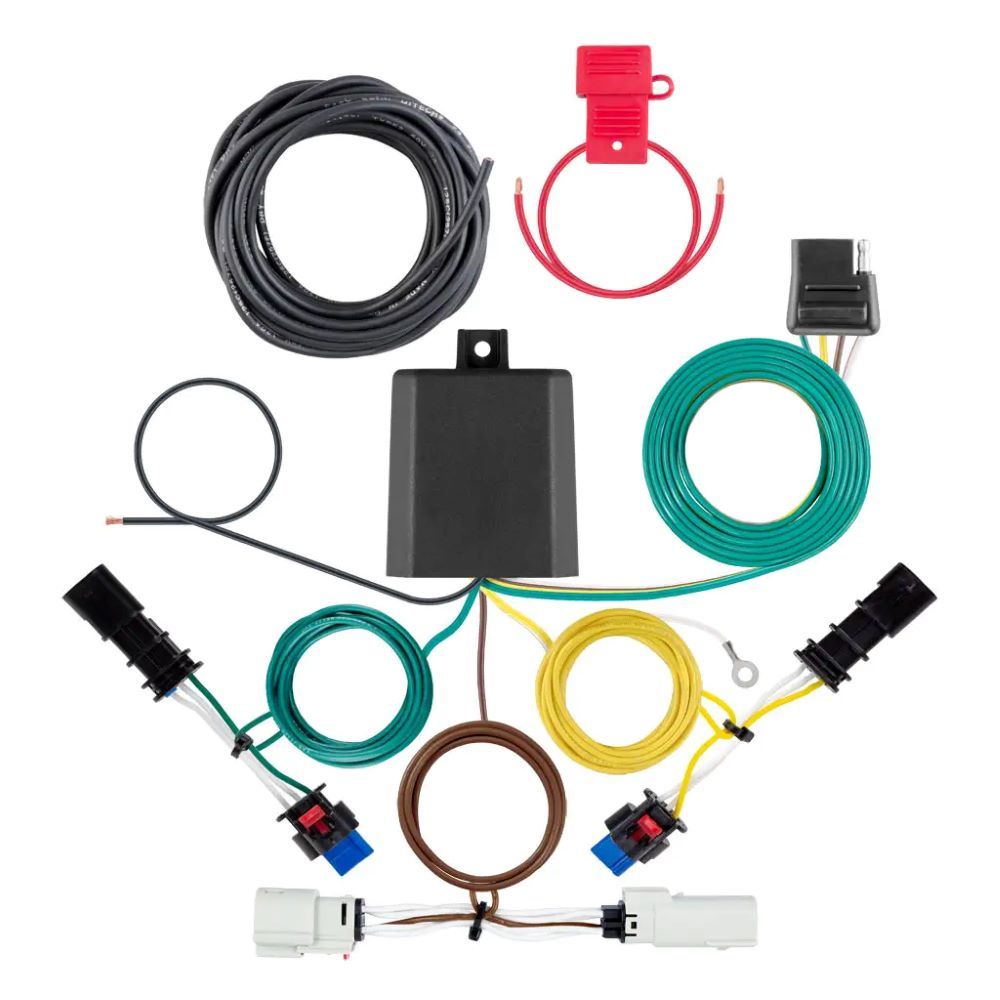 Custom Trailer Hitch Wiring Harness, 4-Way Flat Output, Select Buick Envista