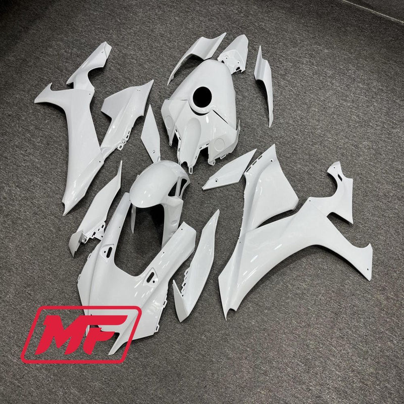 Load image into Gallery viewer, Monster Fairings Full Kit Yamaha R1 20-23 Gloss White + Windshield + Gas Tank Cover
