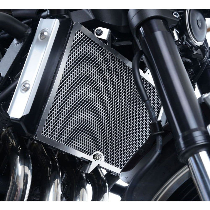 Load image into Gallery viewer, R&amp;G Racing Green Aluminum Radiator Guard For 2018-2020 Kawasaki Z900RS RAD0228GR
