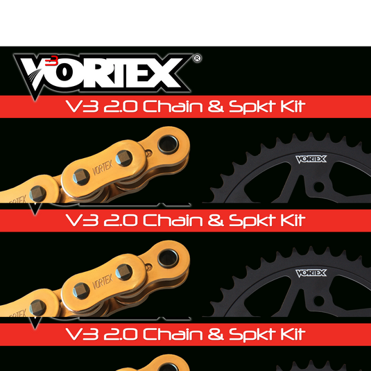 Vortex Gold GFRS G520SX3-114 Chain and Sprocket Kit 14-46 Tooth - CKG6390