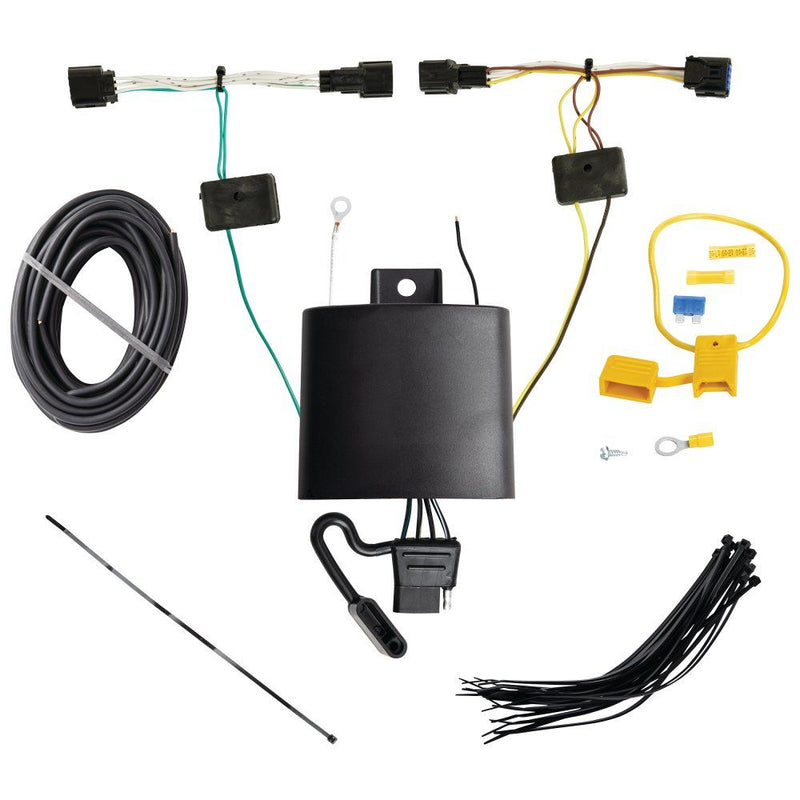 Load image into Gallery viewer, T-One Custom Harness, 4-Way Flat, with Protected Module fits Select Kia Telluride Without Factory Tow Package (No LED Tail Lights)
