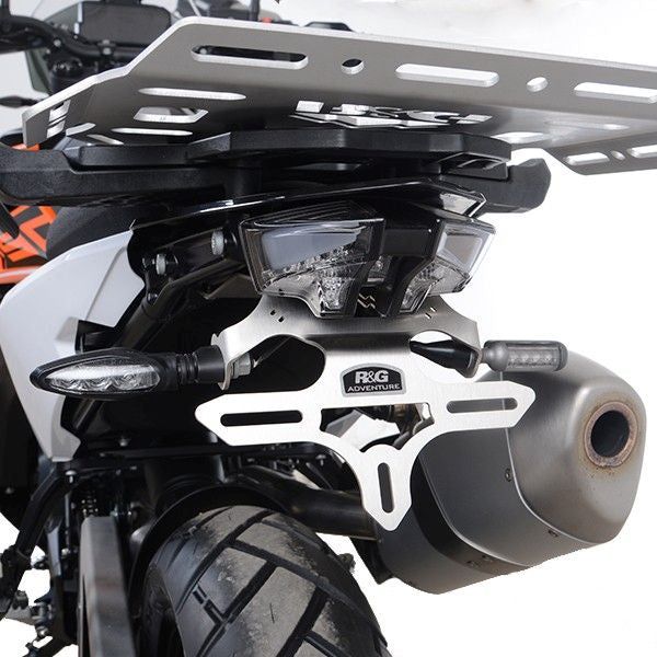 R&G Racing Silver Tail Tidy License Plate Holder For 2019-2020 KTM 790 Adventure