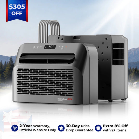 Fogatti InstaCool Go Portable Window Air Conditioner, 6500 BTU Mini Split, U Shaped