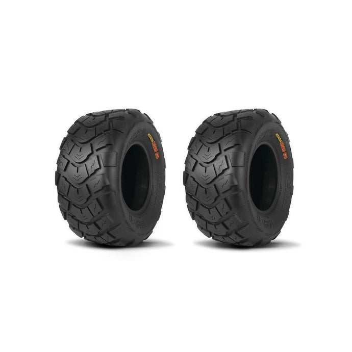 Kenda Set Of Two K572 Road Go Front/Rear Bias Tires (4 Ply) [25x10-12]