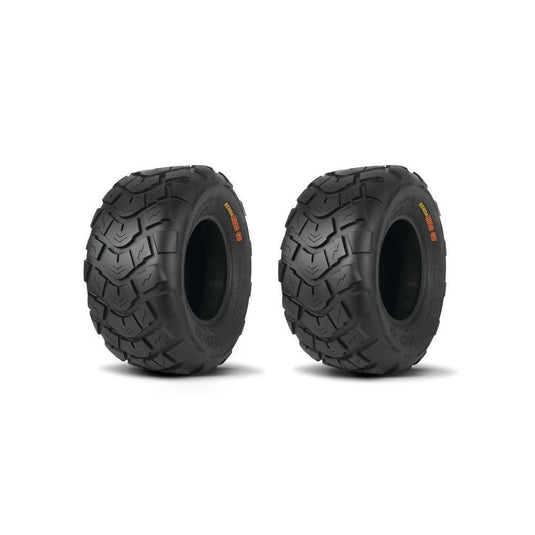 Kenda Set Of Two K572 Road Go Front/Rear Bias Tires (4 Ply) [25x10-12]