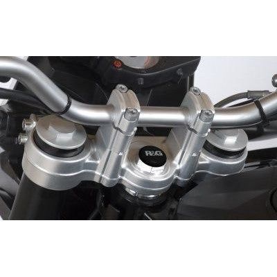 R&G Racing Black Top Yoke Cap For 2012-2013 Husqvarna TR650 Strada