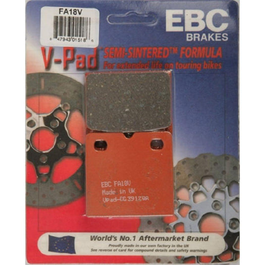 EBC Brake Pad Front Kit FA18V for BMW R100RT 1980-1984
