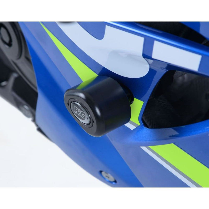Load image into Gallery viewer, R&amp;G Racing Black Aero Style Crash Protection Bobbins For 2017-2020 Suzuki GSXR1000
