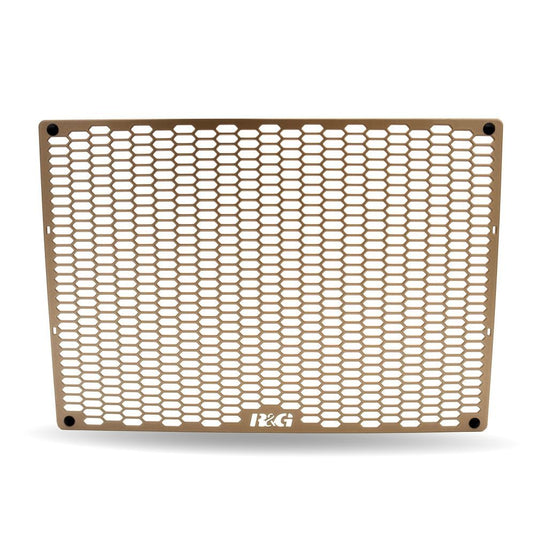 R&G Racing Matt Black PRO Radiator Guard For 2023-2024 Moto Guzzi V100 Mandello