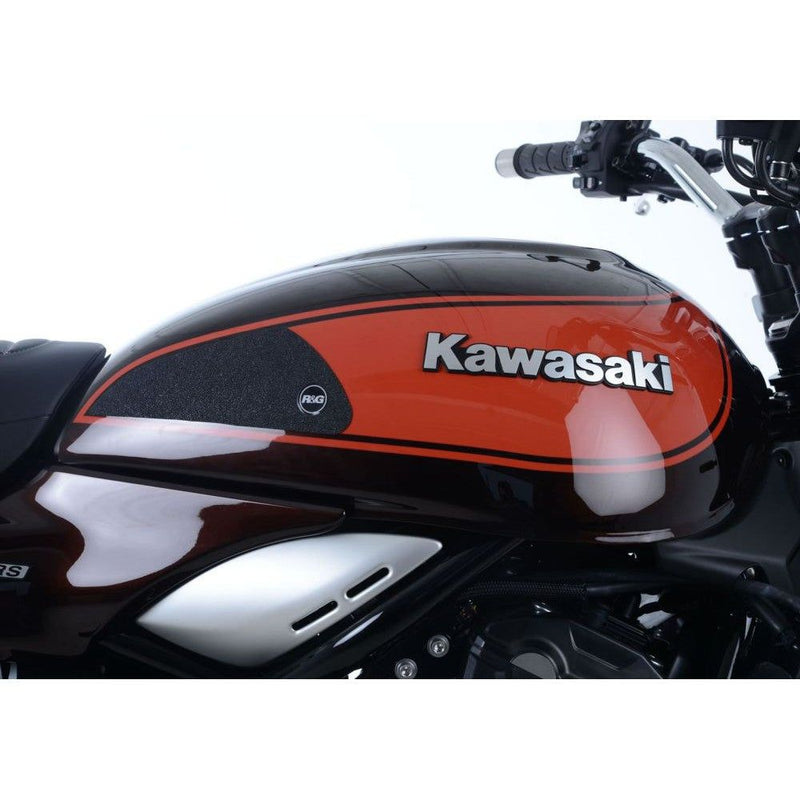 Load image into Gallery viewer, R&amp;G Racing Black Tank Traction Grips For 2018-2024 Kawasaki Z900RS EZRG432BL
