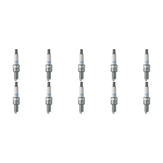 Set of 10 NGK Standard Spark Plugs for Kawasaki KX250-F 2006-2004 Engine 250cc
