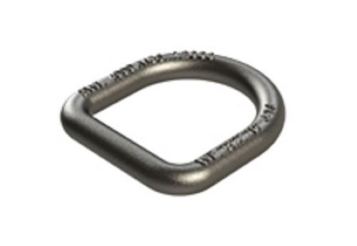 Load image into Gallery viewer, Forged 1/2 Inch Forged D-Ring With 2-Hole Mounting Bracket
