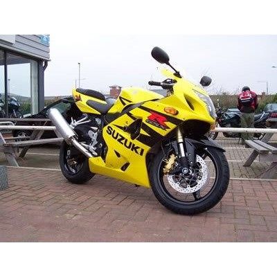 Load image into Gallery viewer, R&amp;G Racing White Classic Style Crash Protectors For 2004-2005 Suzuki GSXR600
