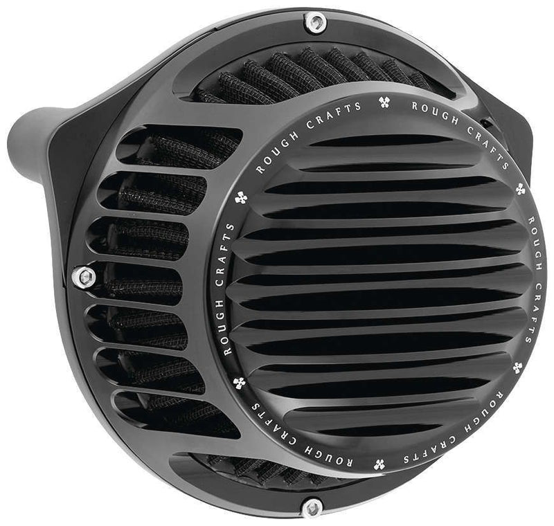 Load image into Gallery viewer, Rough Crafts Round Air Cleaner Black RC-600-008
