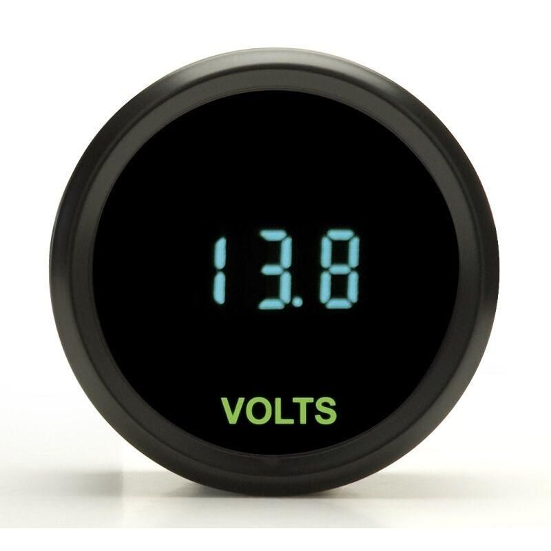 Load image into Gallery viewer, Dakota Digital Universal Mini Round Voltmeter Volts Gauge 1-17VDC ODYR-05-1 Teal
