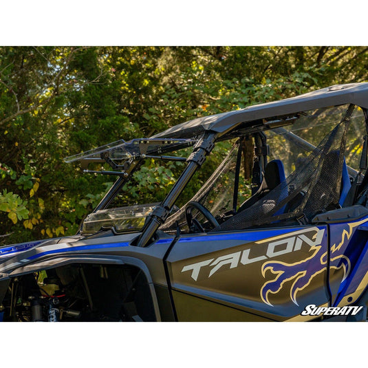 SuperATV Honda Talon 1000 Scratch Resistant Flip Windshield FWS-H-TAL-70