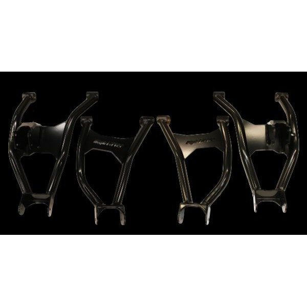 Load image into Gallery viewer, High Lifter Rear Upper And Lower Black Control Arms For Kawasaki Models MCRRA-KTRX-1-B
