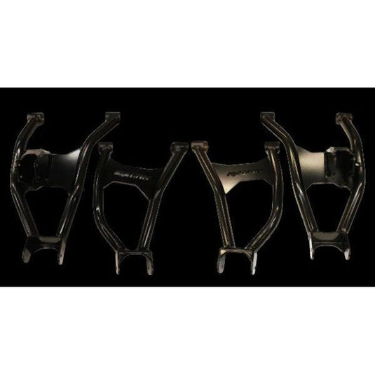 High Lifter Rear Upper And Lower Black Control Arms For Kawasaki Models MCRRA-KTRX-1-B