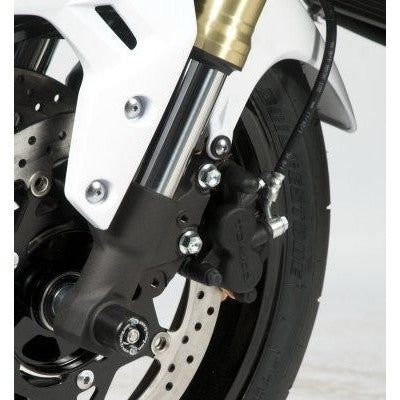 Load image into Gallery viewer, R&amp;G Racing Black Fork Protectors For 2011-2016 Suzuki GSR750 FP0105BK
