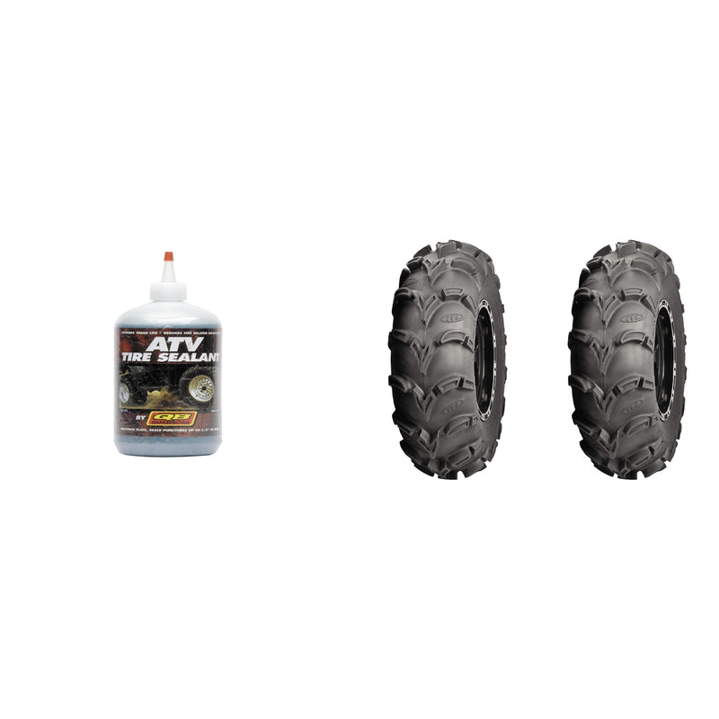 Load image into Gallery viewer, Set of 2 ITP Mud Lite XL Rear Tires 28x12-14 6-ply with QUADBOSS Sealant
