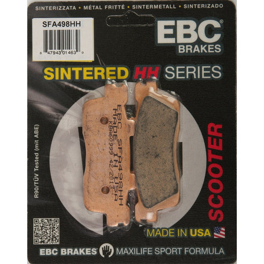 EBC 1 Pair SFA HH Series Scooter Sintered Brake Pads MPN SFA498HH