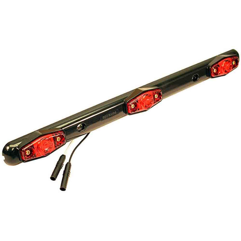 Load image into Gallery viewer, LED Identification Light Bar with Black Base - 17&quot;
