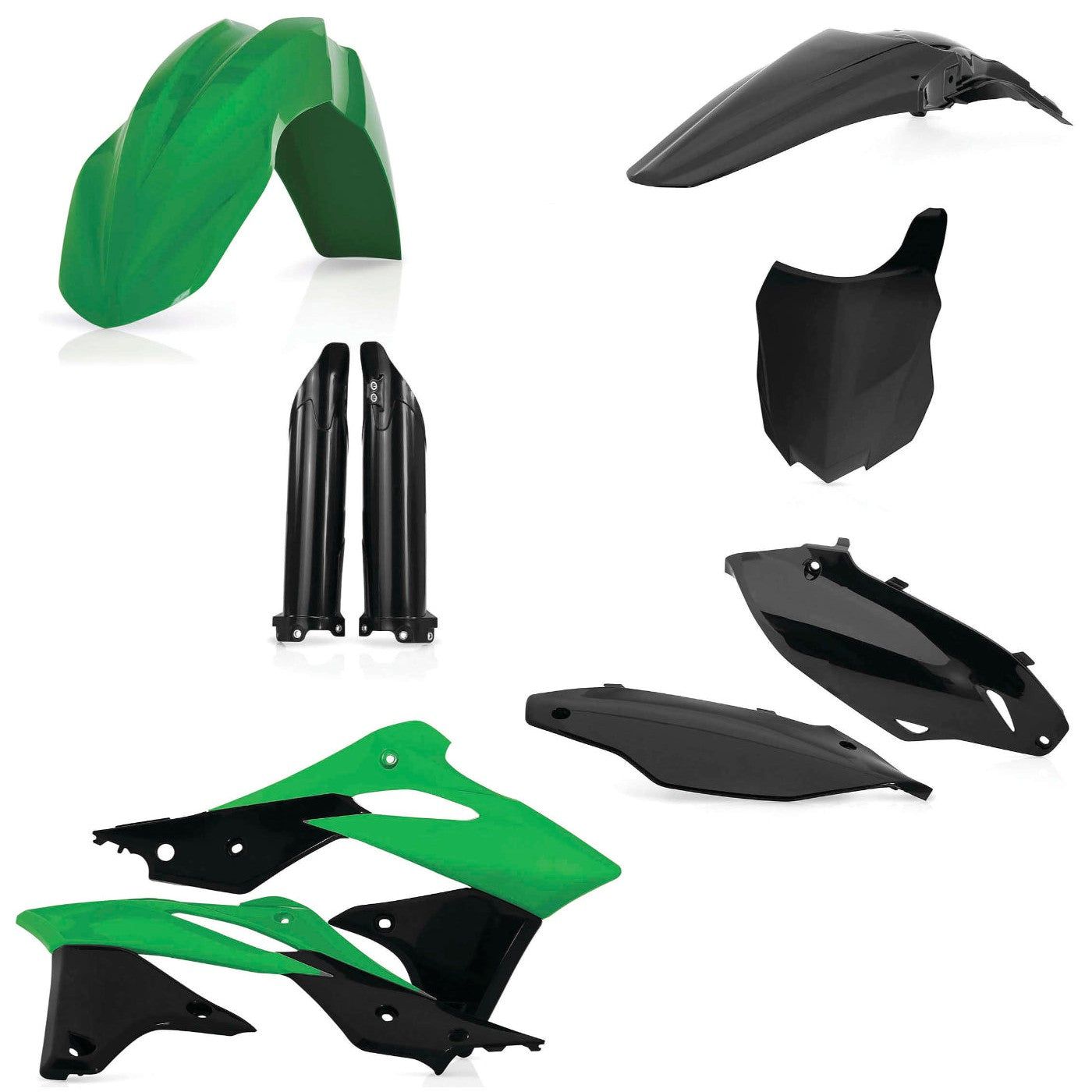 Acerbis Original 13 Full Plastic Kit for Kawasaki - 2314183914
