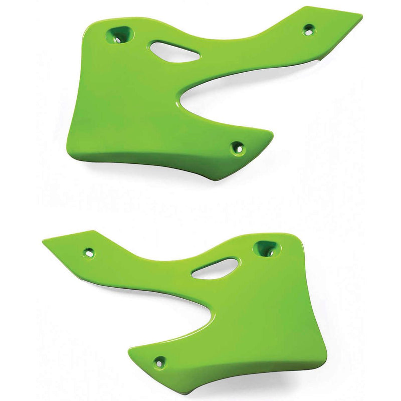 Load image into Gallery viewer, Acerbis Green Radiator Shrouds for Kawasaki - 2071340006
