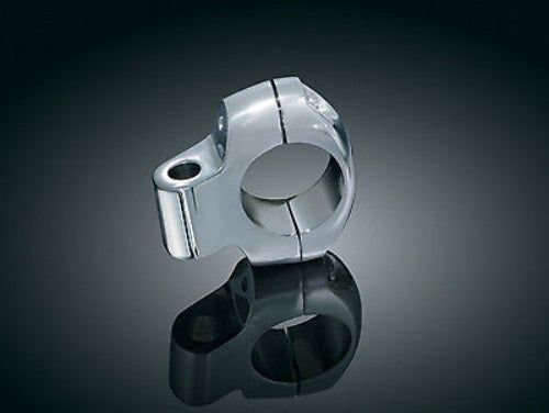 KURYAKYN CHROME 1-1/4 INCH UNIVERSAL ACCESSORY HANDLEBAR MOUNT CLAMP HARLEY 1468