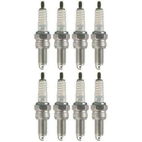 Set of 8 NGK Standard Spark Plugs for Yamaha RHINO 2008 Engine 700cc