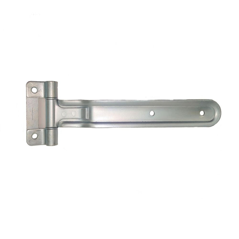 Load image into Gallery viewer, Trailer Door 12&quot; Reverse Strap Hinge, 2 hole, Steel, Zinc Plated
