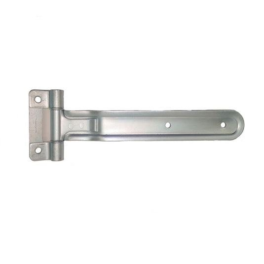 Trailer Door 12" Reverse Strap Hinge, 2 hole, Steel, Zinc Plated