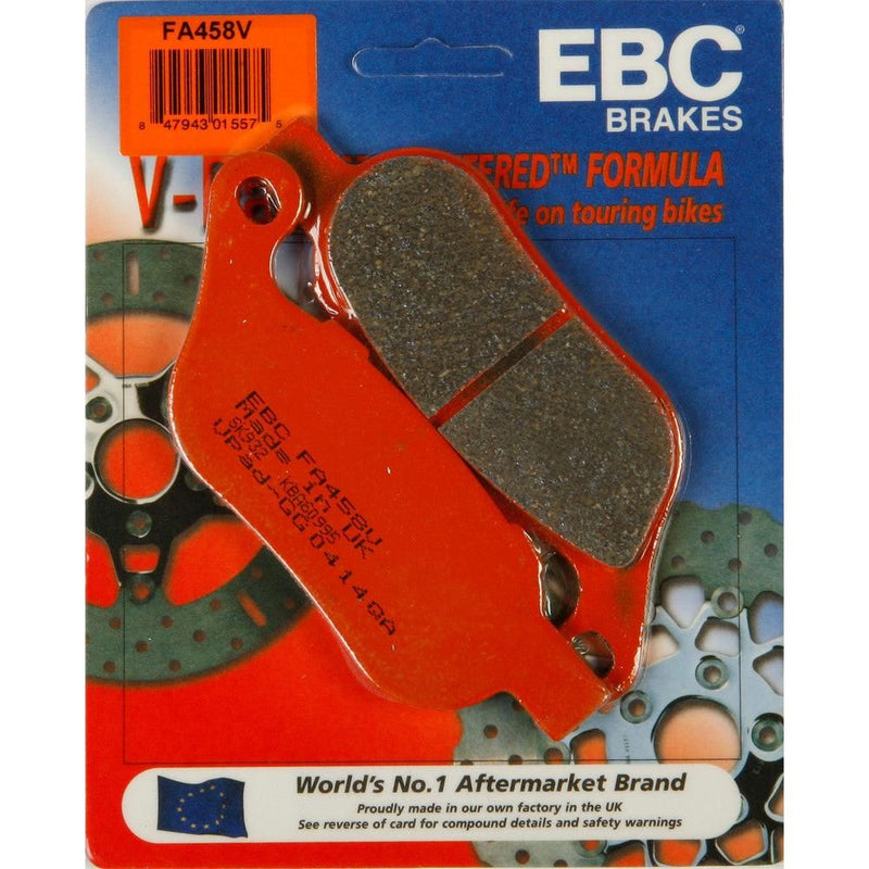 Load image into Gallery viewer, EBC 1 Pair V-Pad Semi-Sintered Touring Brake Pads MPN FA458V
