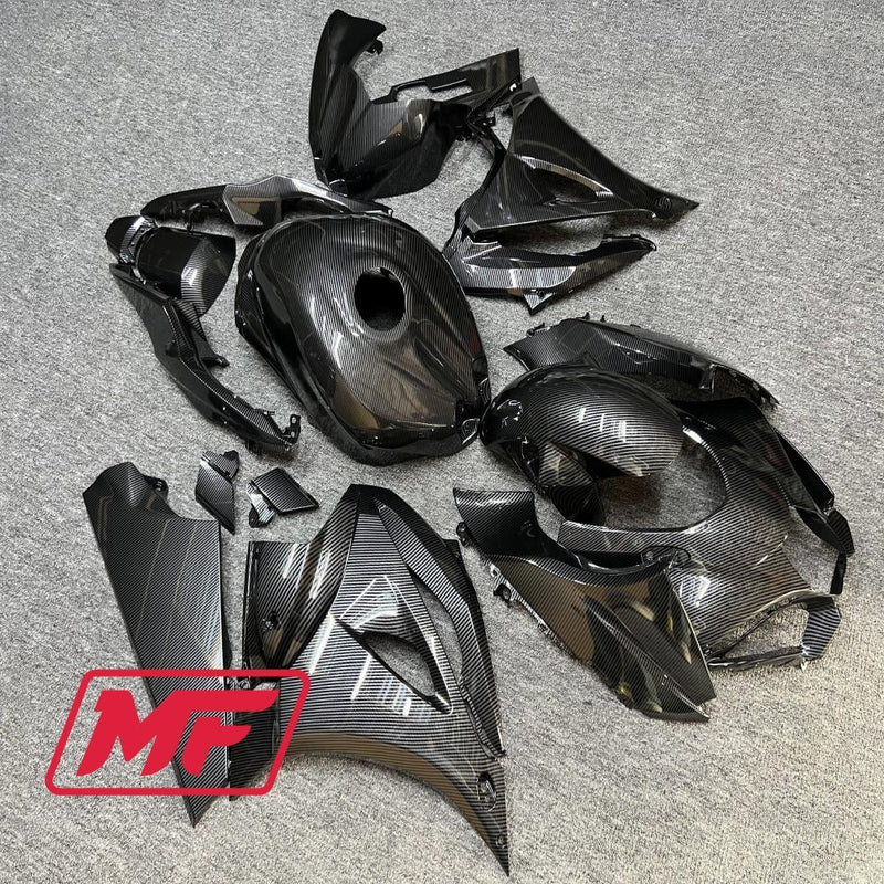 Load image into Gallery viewer, Monster Fairings Full Kit Suzuki GSXR1000 17-22 Carbon Fiber Style + Windshield + Gas Tank Cover

