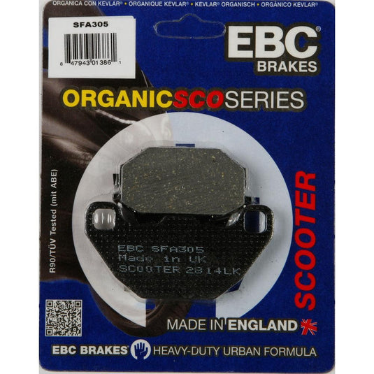 EBC 1 Pair Premium SFA Organic OE Replacement Brake Pads MPN SFA305